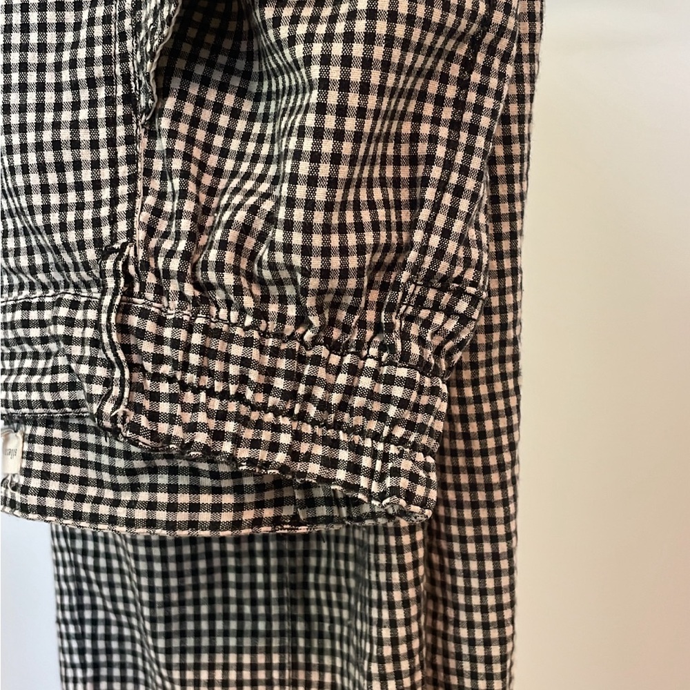 Silence + Noise Monochrome Checkered Top